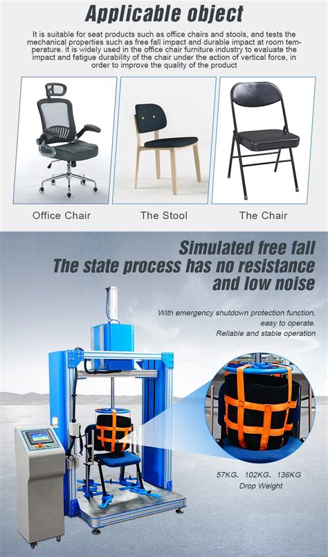 Office Chair Drop Impact Tester Furniture Chair 